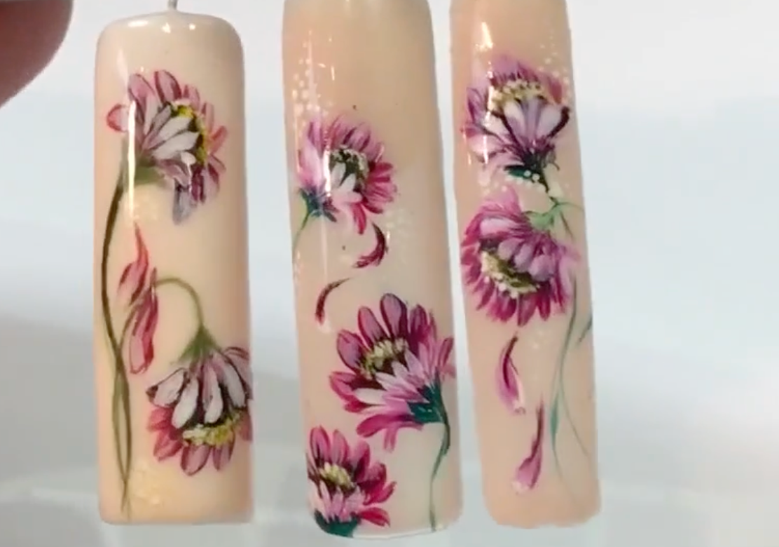 Zhostovo Nail Art - Sam Biddle