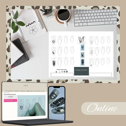 Fine Line Nail Art Edu-mat