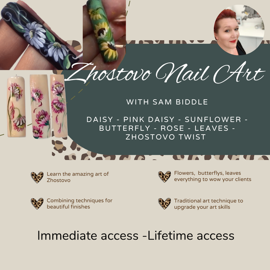 Zhostovo Nail Art - Sam Biddle