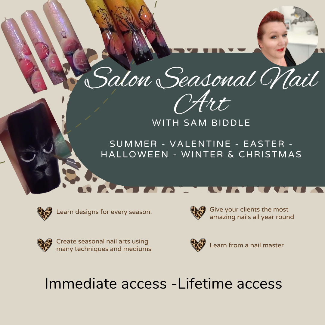 Seasonal Salon Nail art with Sam Biddle