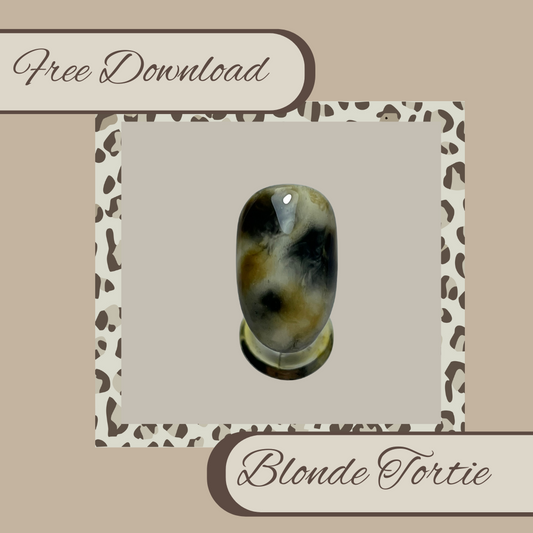 Free Blonde Tortie Nail Art Cheat Sheet