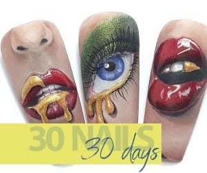 30 Nails in 30 days December Edition - Melanielewendonacademy30 Nails in 30 days December Edition