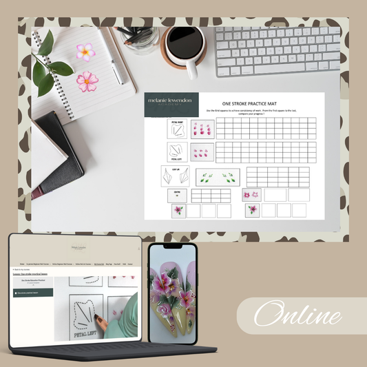 One Stroke Nail Art Edu-mat