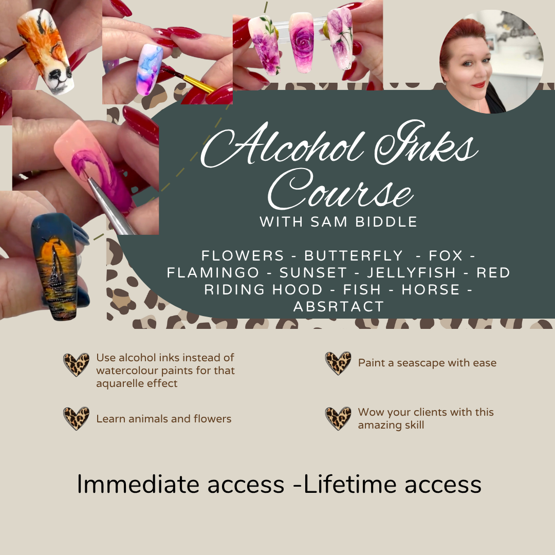 Alcohol inks course-Sam Biddle