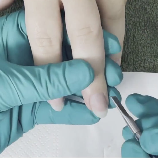 video clips of the content of the manicure course